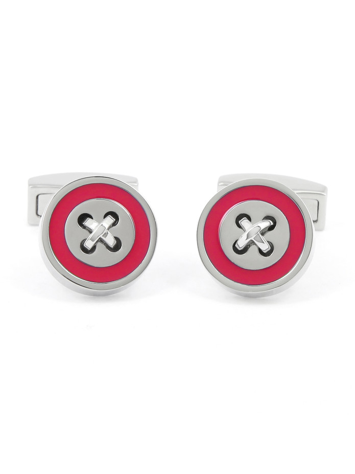 Fuchsia cufflinks - Baltimore