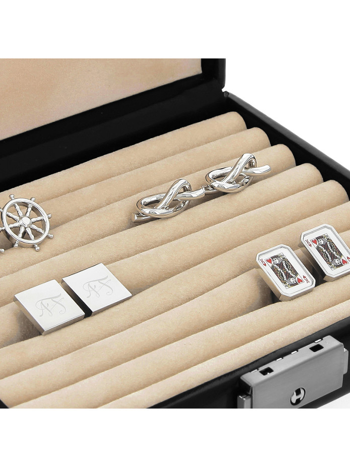 Cufflink leather case
