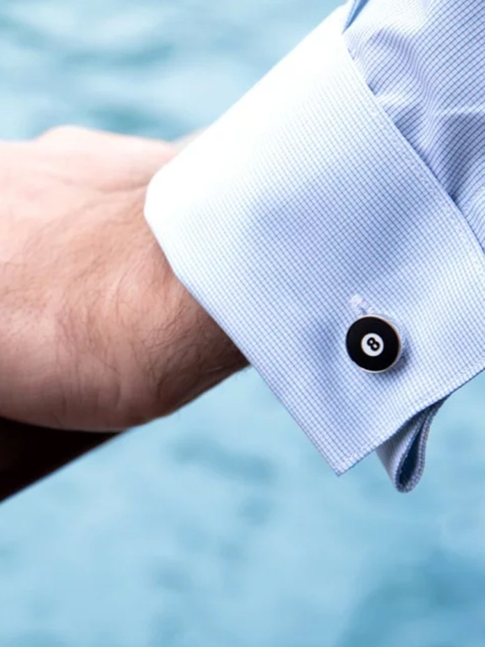 Cufflinks Billiard 8 - Damn it - The Nines
