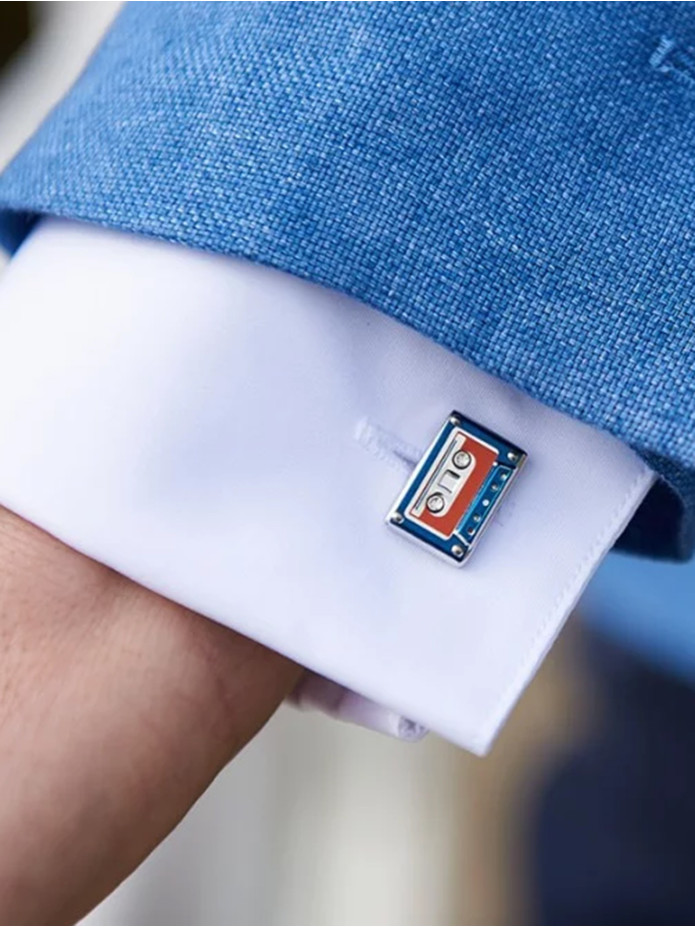 Audio tape cufflinks - K7 - The Nines