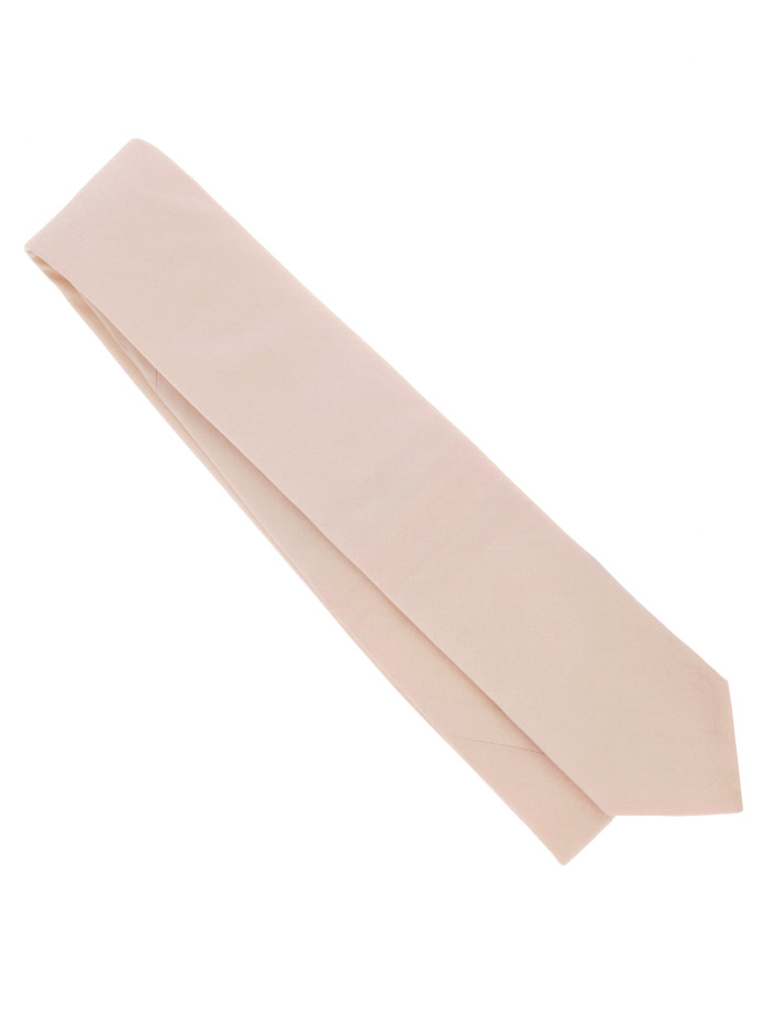Pink nude Amalfi silk tie
