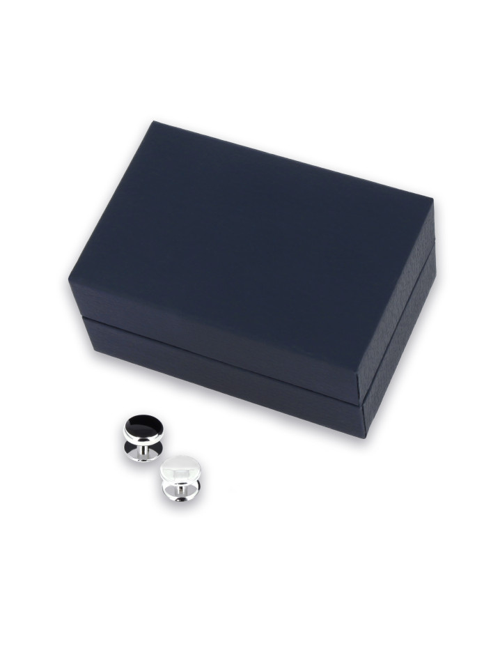 Set of 4x Black Studs