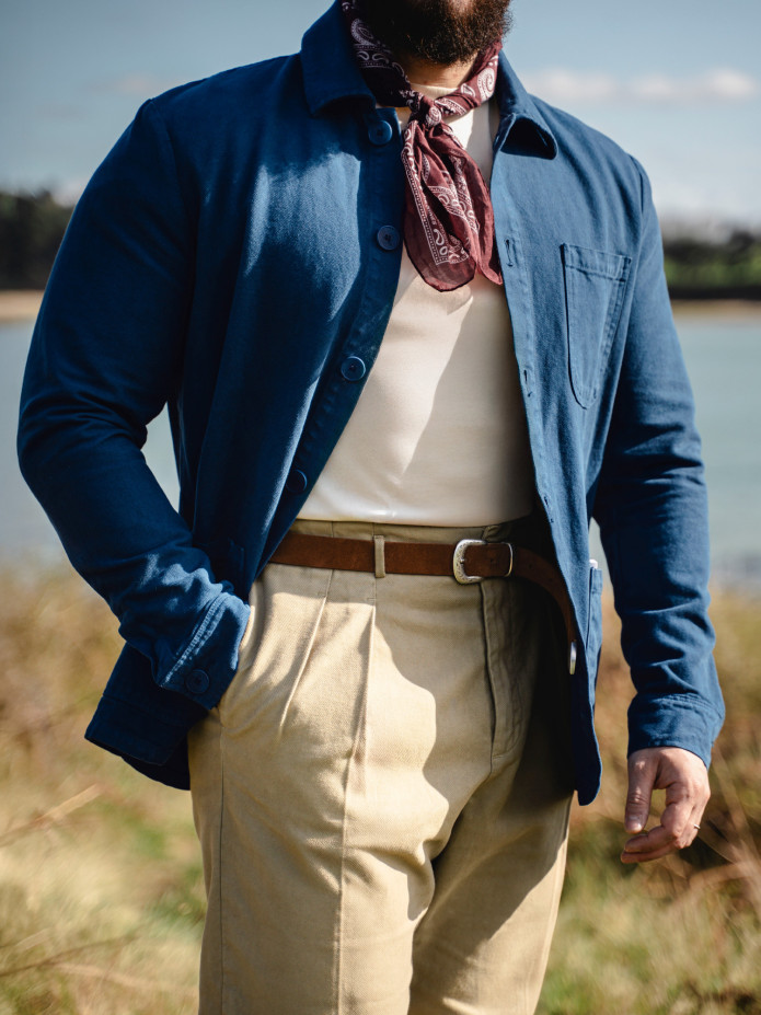 Blue work jacket Zola
