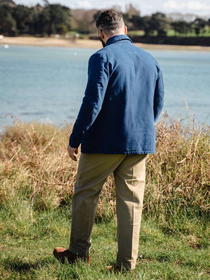 Blue work jacket Zola