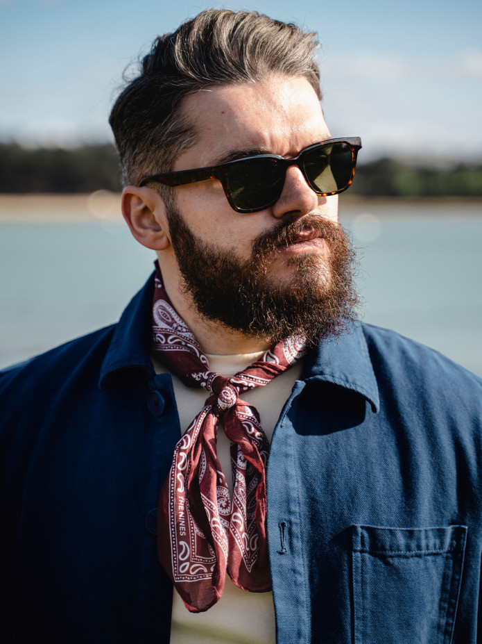 Blue work jacket Zola