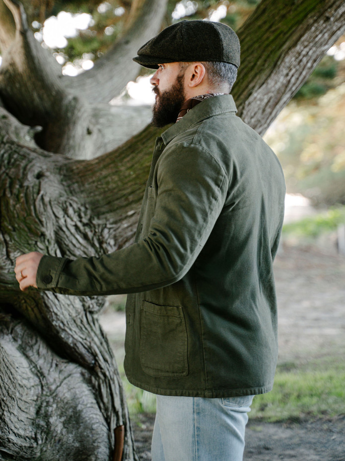 Khaki work jacket Zola