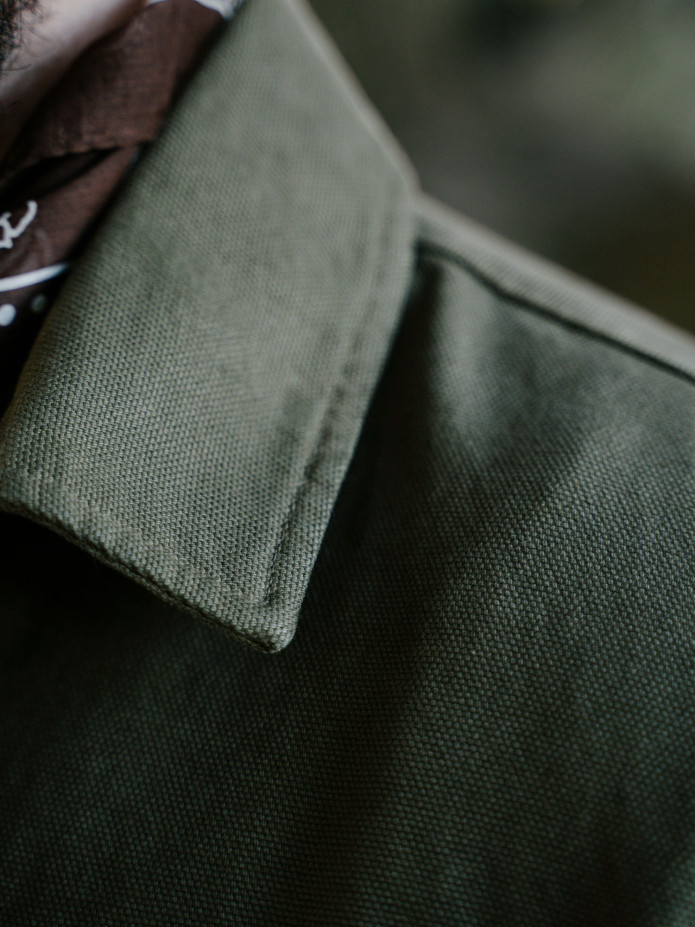 Khaki work jacket Zola