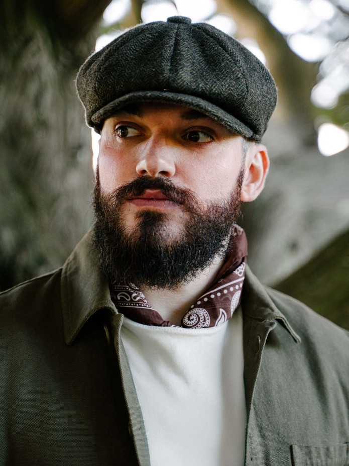 Khaki work jacket Zola