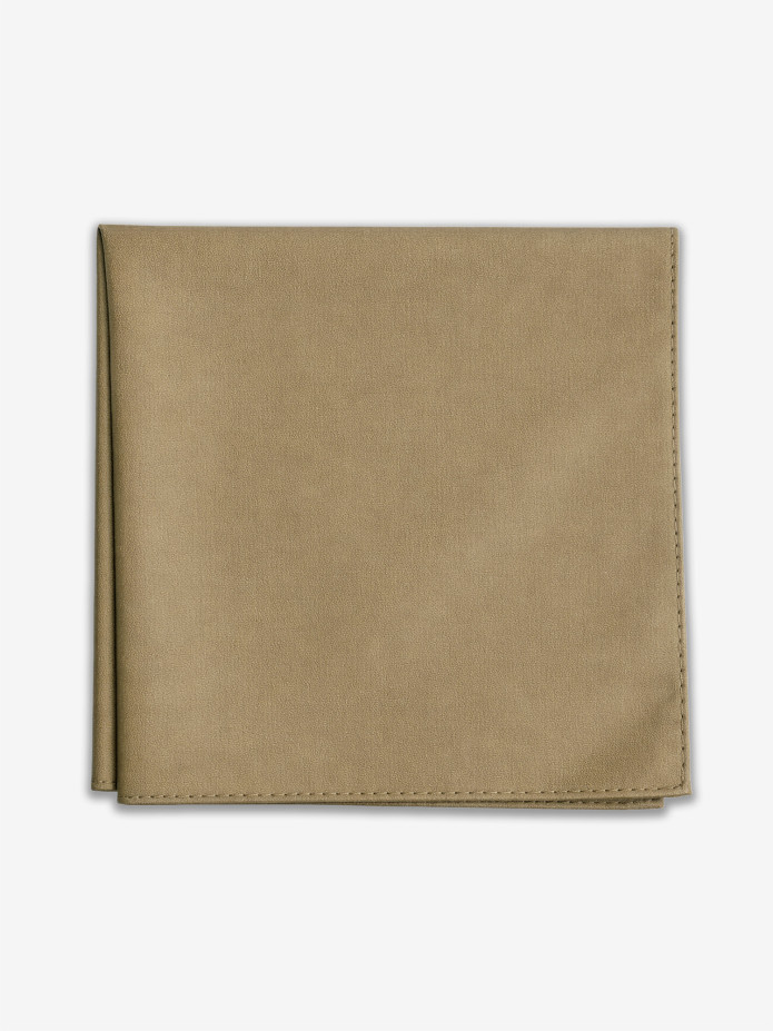 Cappuccino Silk Pocket Square Amalfi