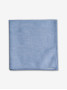 Azure Blue Silk Pocket Square Bari