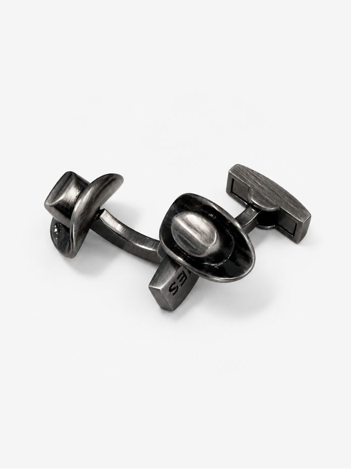 Cowbow hat cufflinks - O.K. Corral
