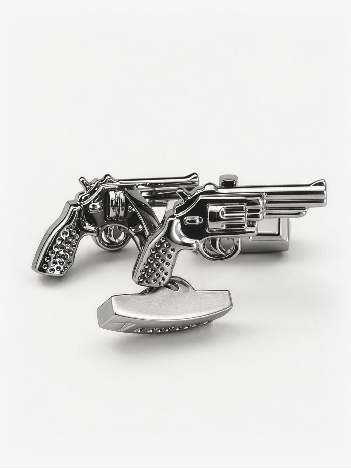 Revolver cufflinks - Colt II