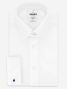White English collar shirt with French cuffs