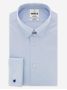 Light blue tab collar shirt with French cuffs