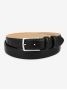 Black leather belt Ugo