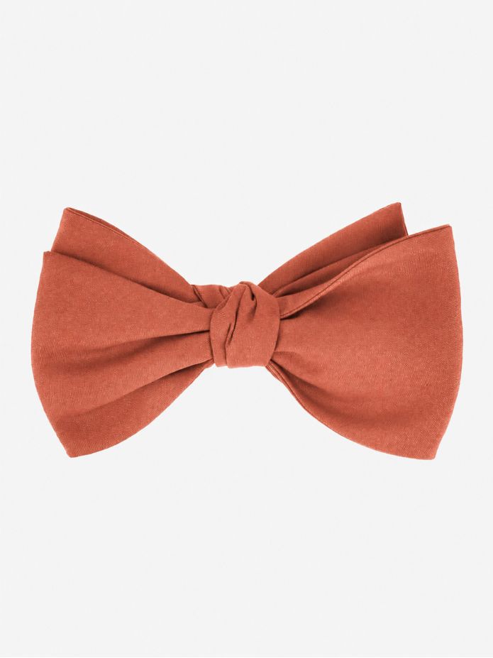 Dark terracotta bow tie Amalfi