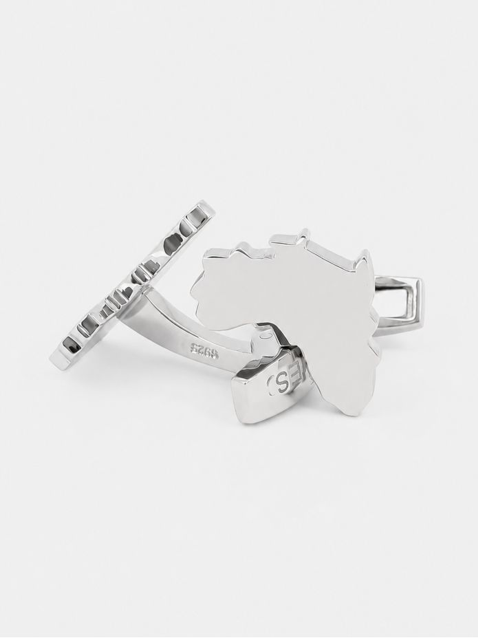 Map cufflinks Africa