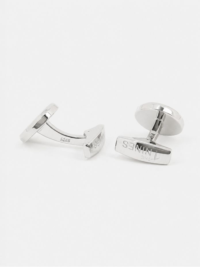 French Cockade sertling silver cufflinks
