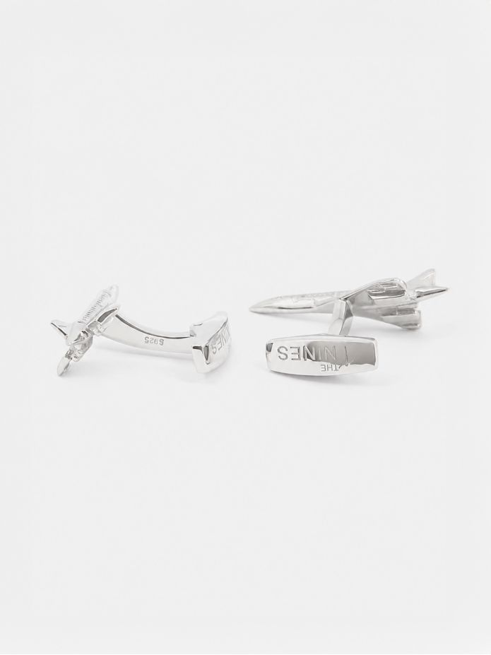 Concorde solid silver airplane cufflinks