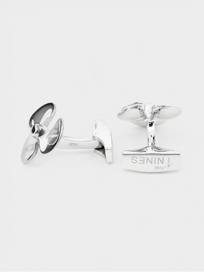 Sterling silver propeller cufflinks Brisbane