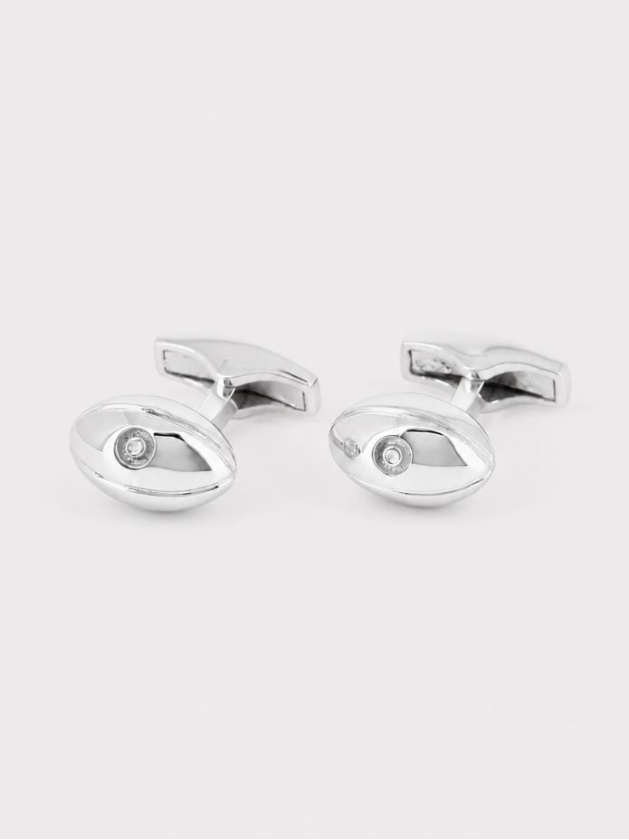 Rugby sterling silver cufflinks Twickenham