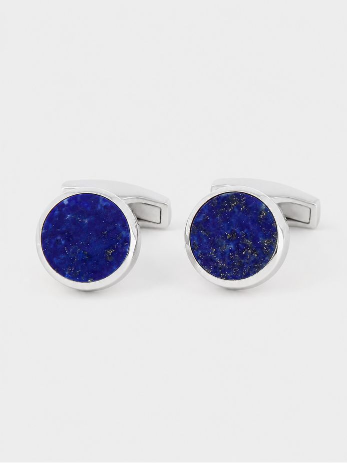 Lapis lazuli sterling silver cufflinks Saint-Honoré