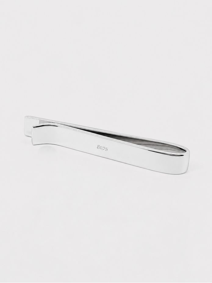 Sterling silver and onyx tie bar Toledo