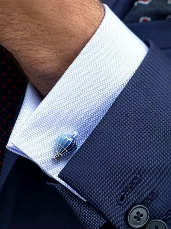 Cufflinks hot air balloon Annonay