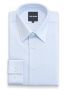 Wrinkle-free French collar shirt in sky blue Royal Oxford