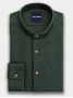 forest green flannel officer collar shirt