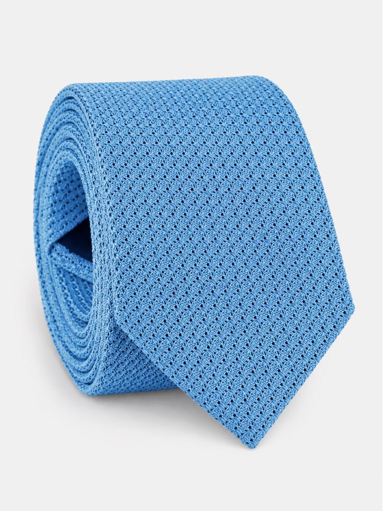 Light blue grenadine silk tie Grenadines III