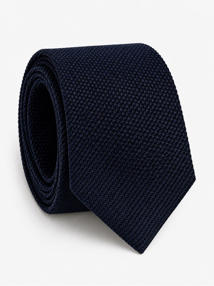 Navy blue grenadine silk The Nines tie Grenadines IV
