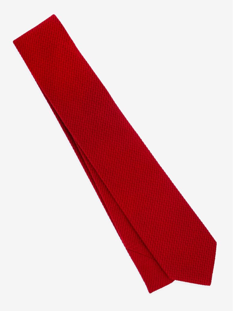 Red grenadine silk tie Grenadines III