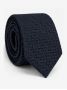 Navy braided wool tie