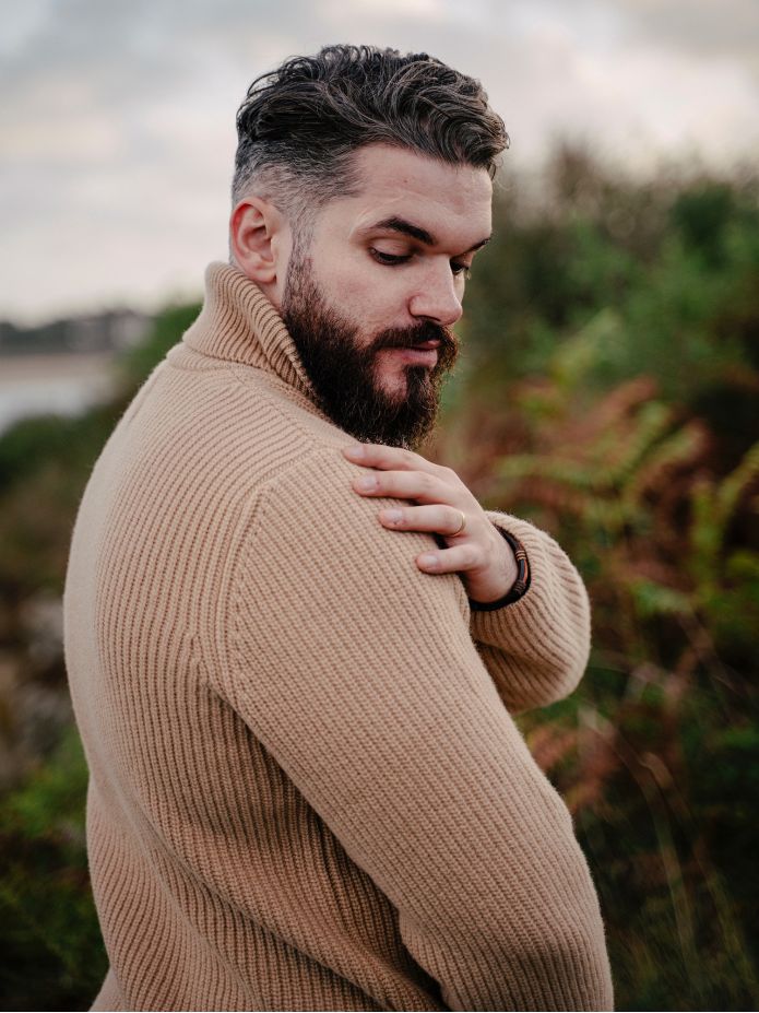Adam Camel Turtleneck Sweater