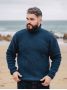 Blue Adam turtleneck sweater