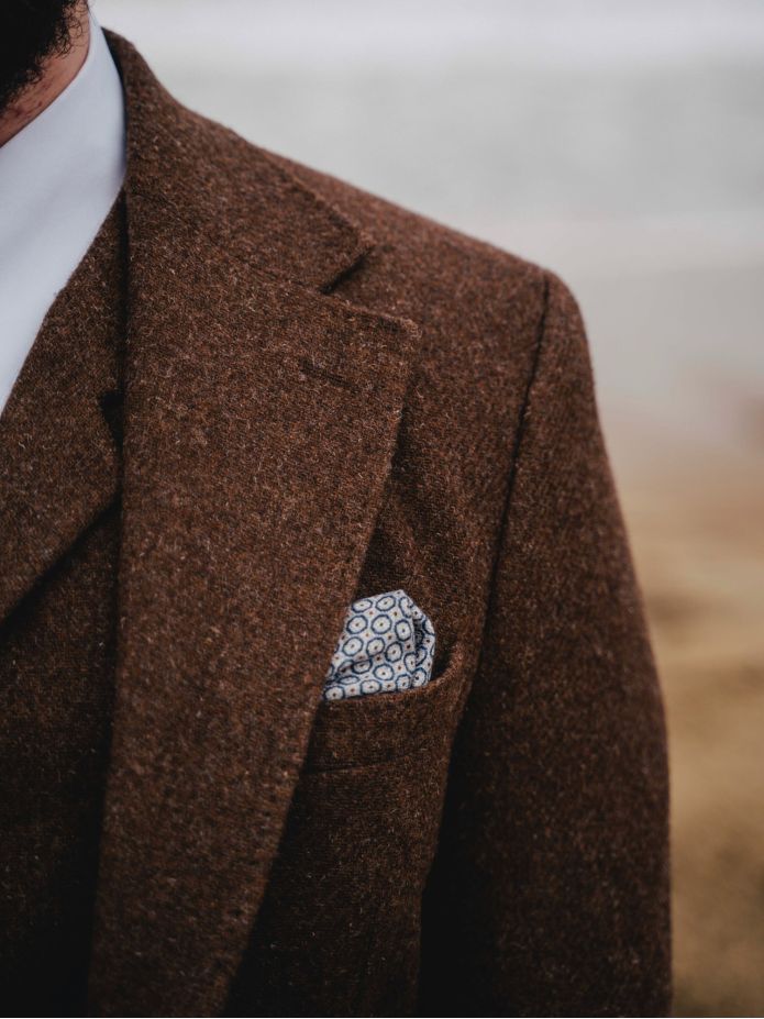 Brown Braemer suit jacket