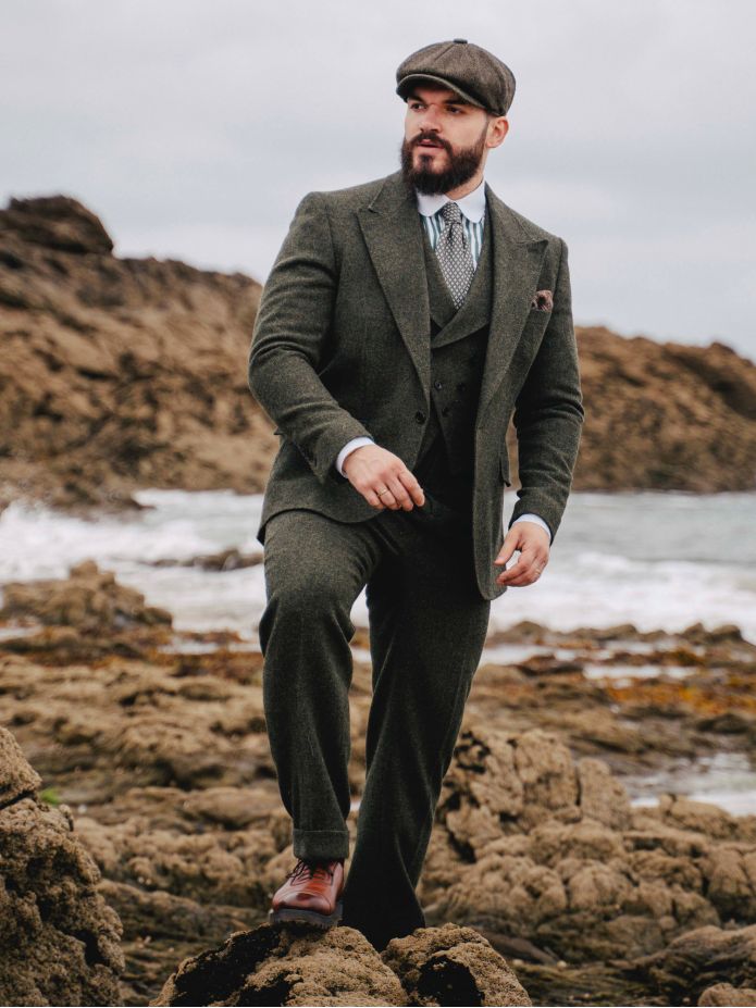 Loden green Kildare suit jacket