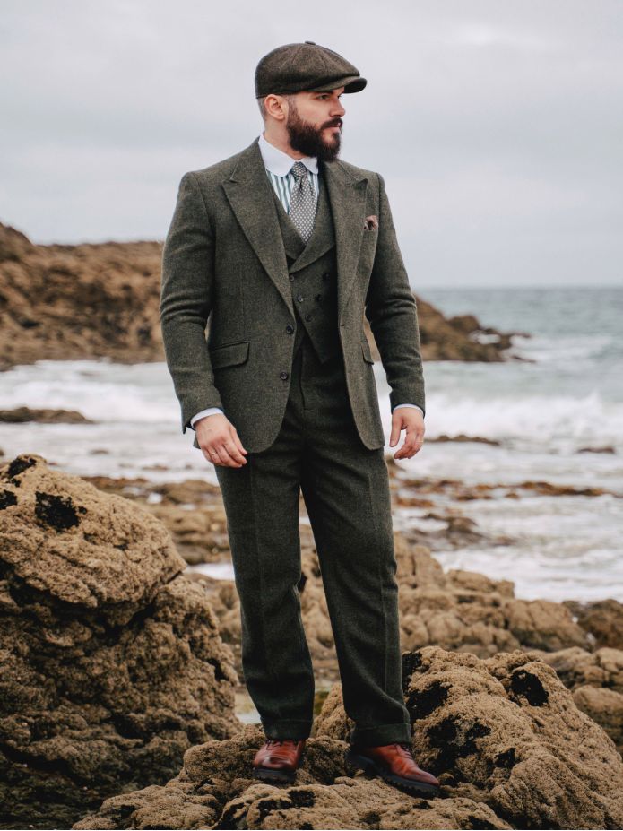 Loden green Kildare suit jacket