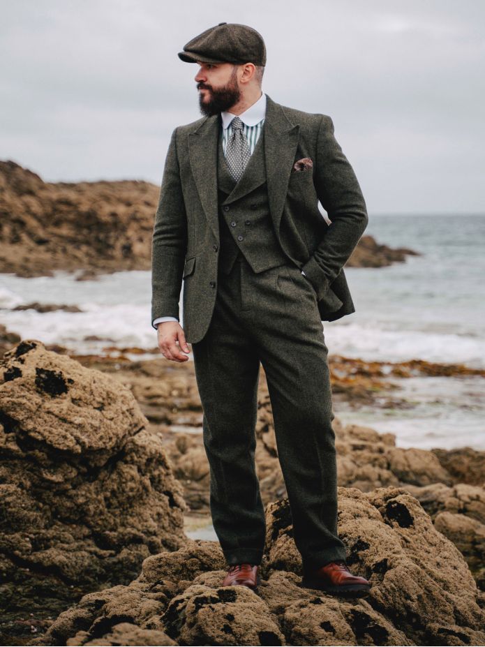 Loden green Kildare suit jacket