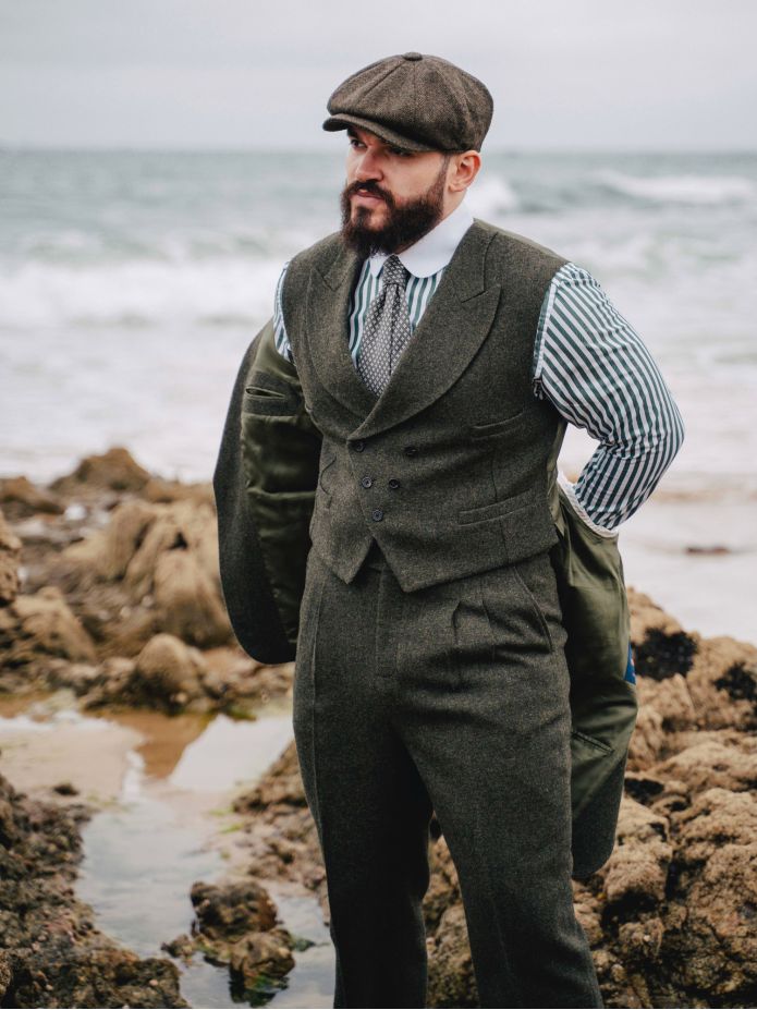 Loden green Kildare suit jacket