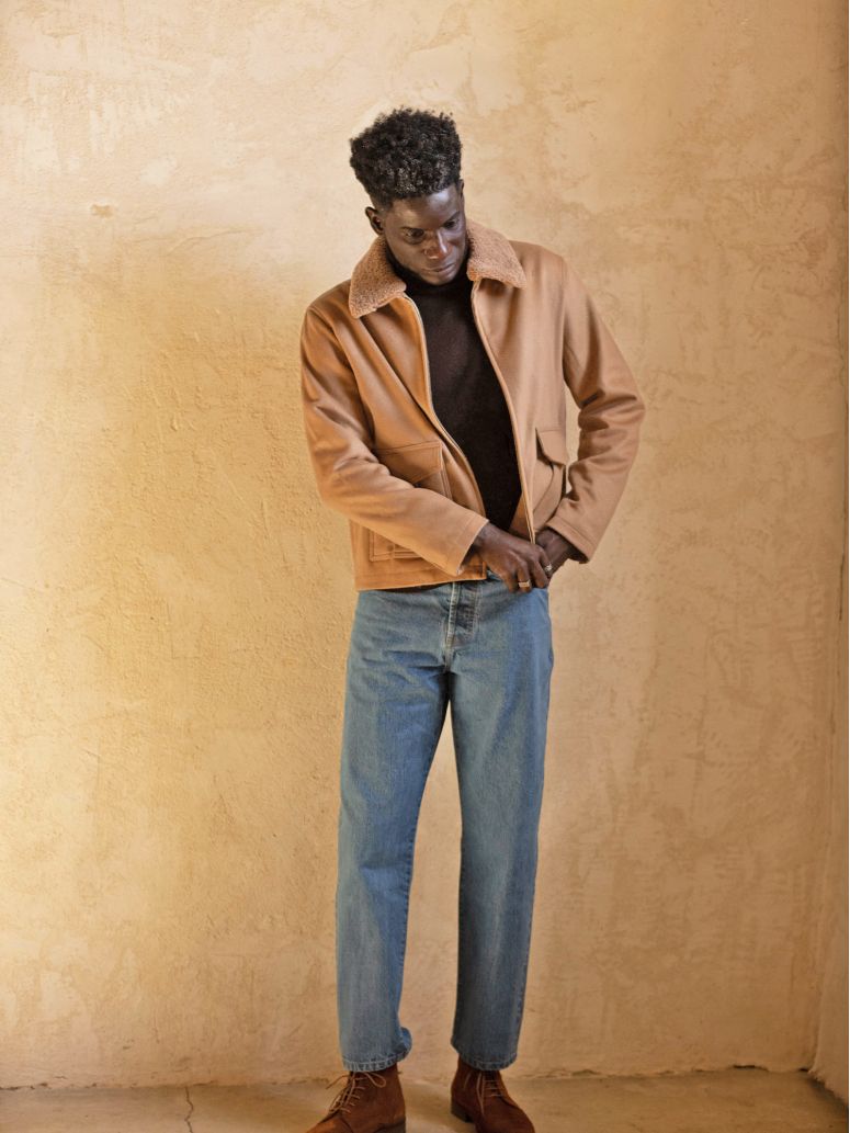 John Camel Zip-Up Jacket