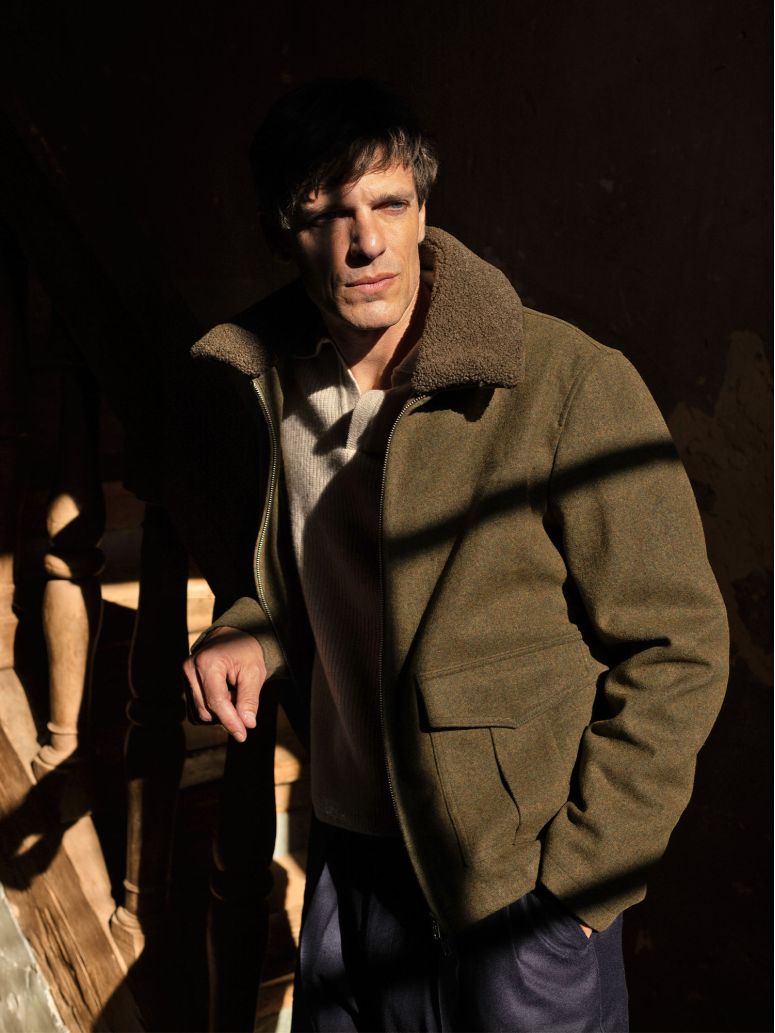 John Loden Green Zip-Up Jacket