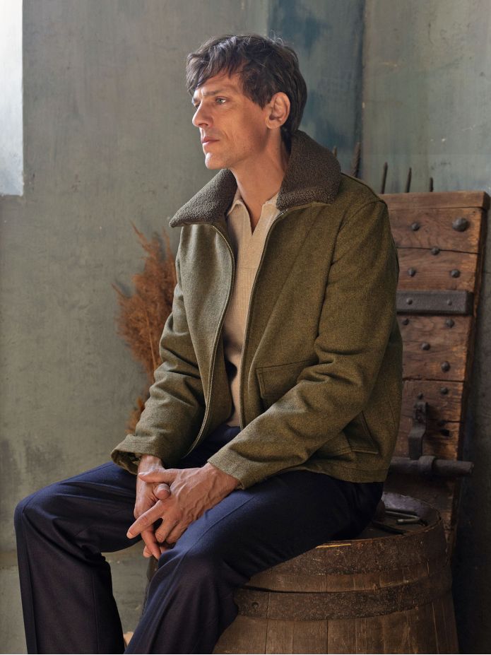 John Loden Green Zip-Up Jacket