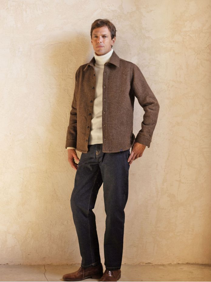 Brown Dungloe overshirt