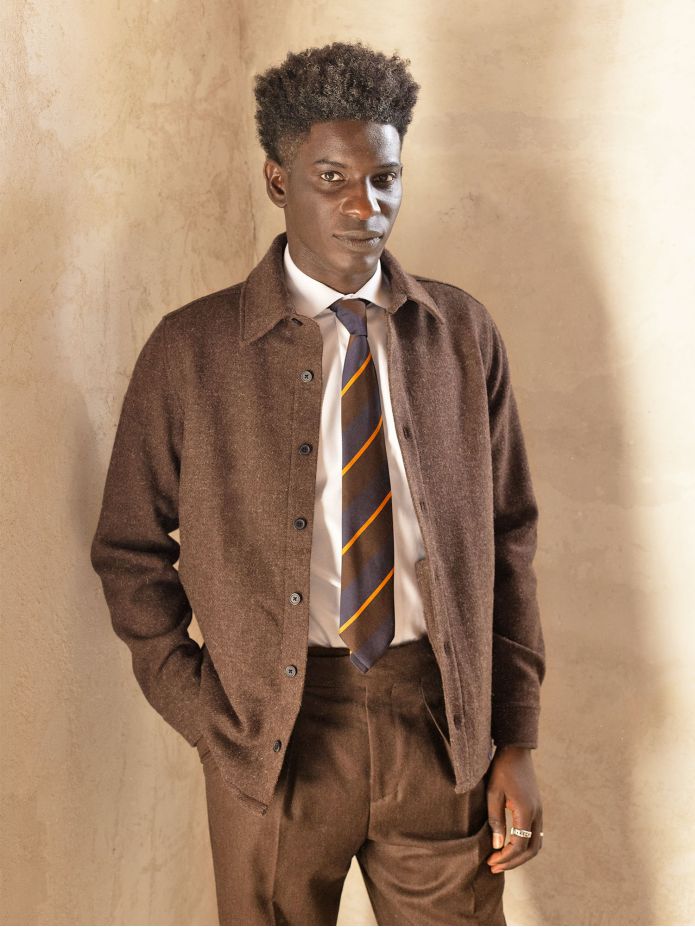Brown Dungloe overshirt