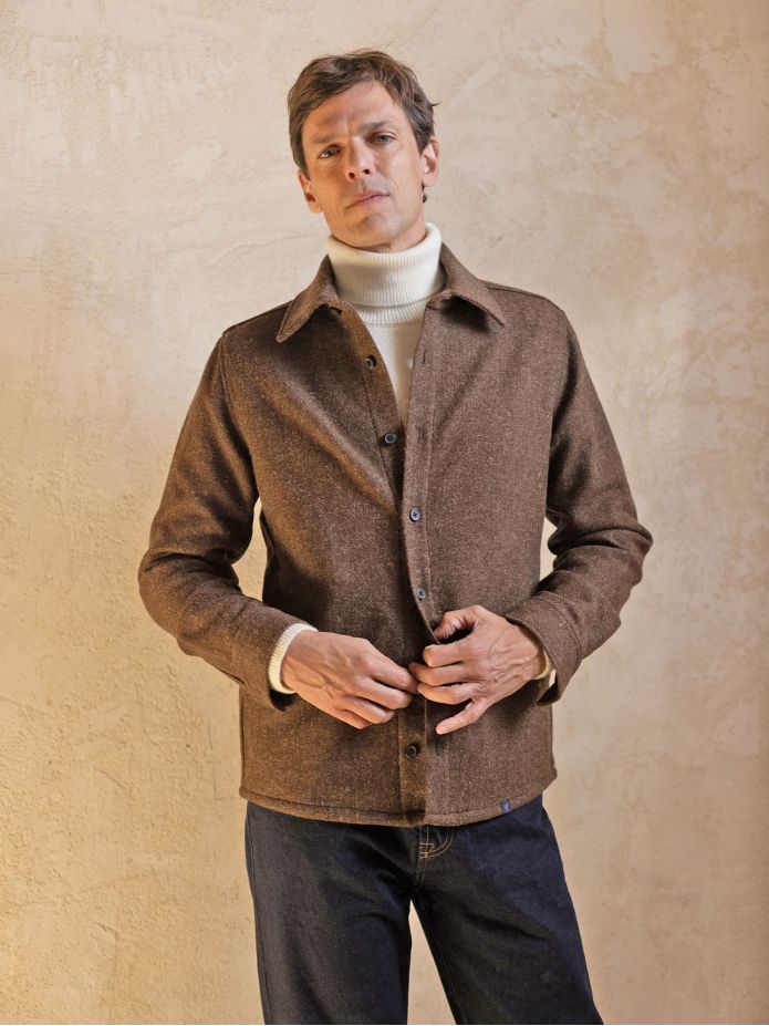 Brown Dungloe overshirt