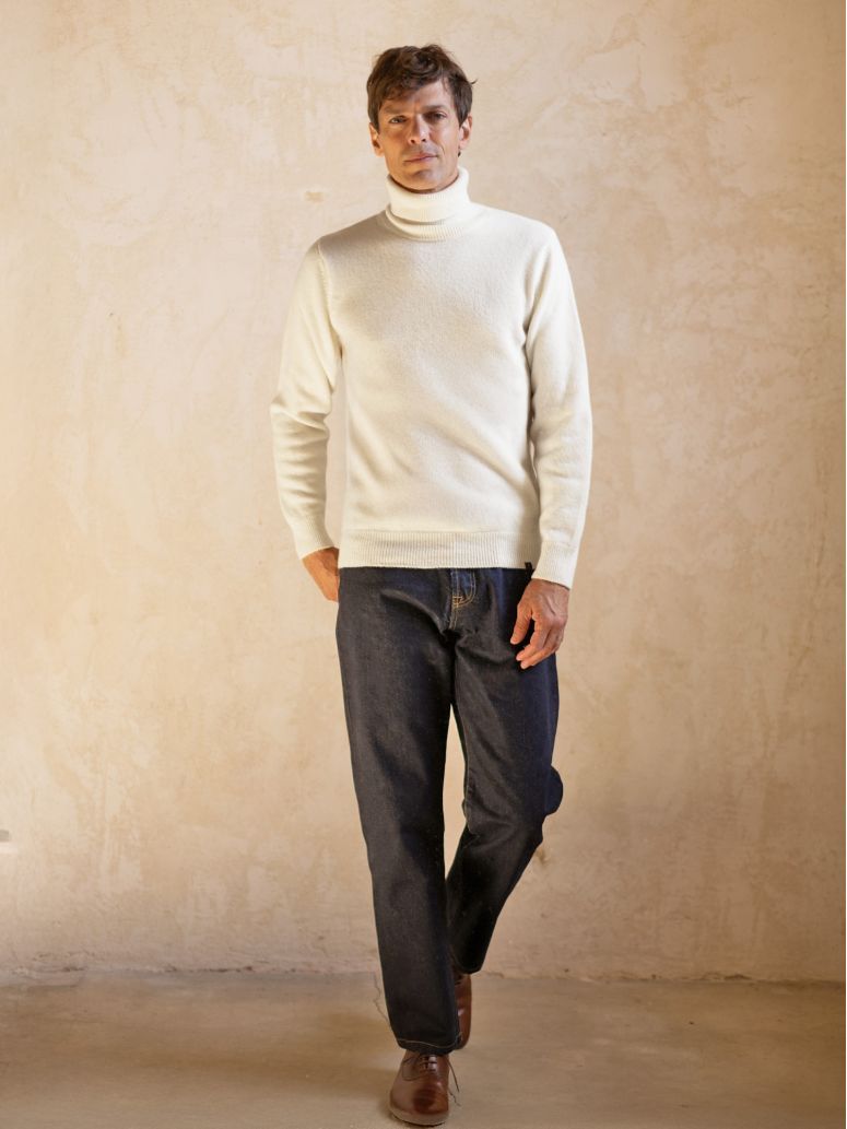 Ecru Grant turtleneck sweater
