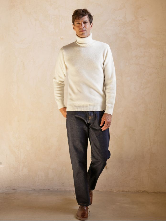 Ecru Grant turtleneck sweater