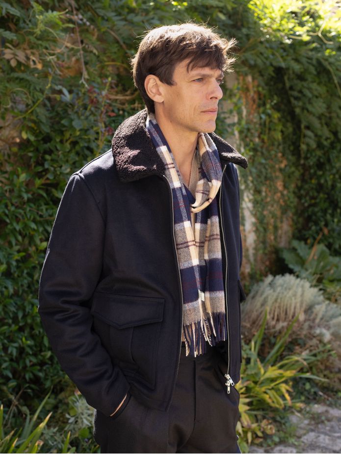 John Navy Zip-Up Jacket